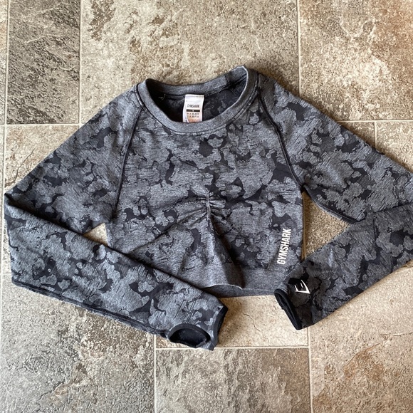 Gymshark camo seamless adapt long sleeve - Picture 1 of 5